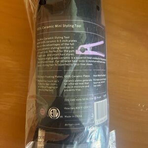 Purple Mini Ceramic Hair Straightener